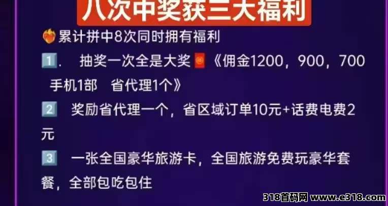 快乐拼，新项目对接，福利拉满送省代理