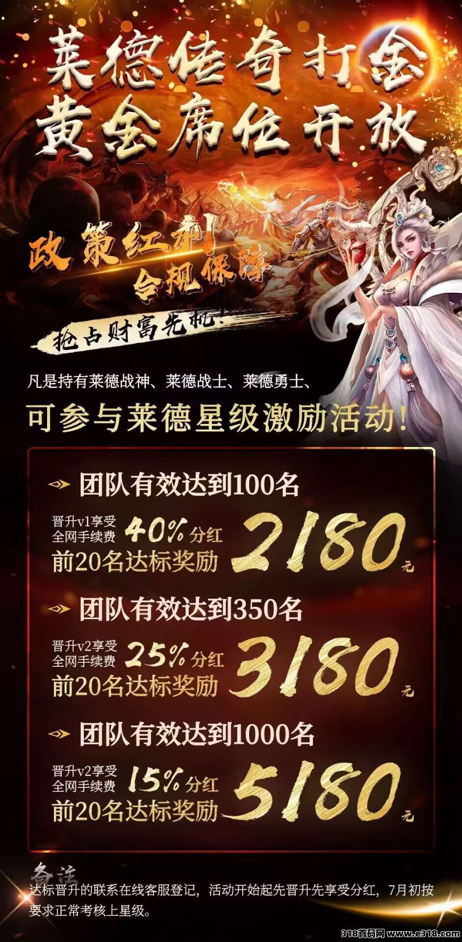莱德传奇，神途模式，全网最高扶持