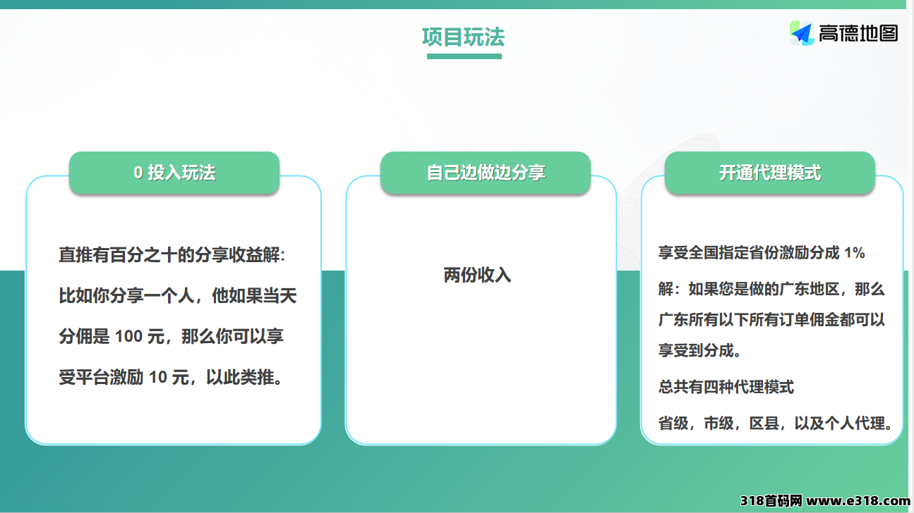 高德地图挂机（官方分佣）